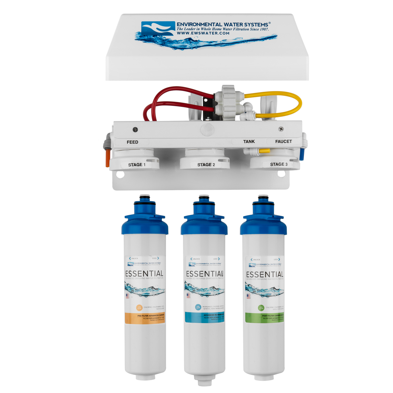 ESSENTIAL RO Three-Stage Reverse Osmosis System (Model #: RO3)