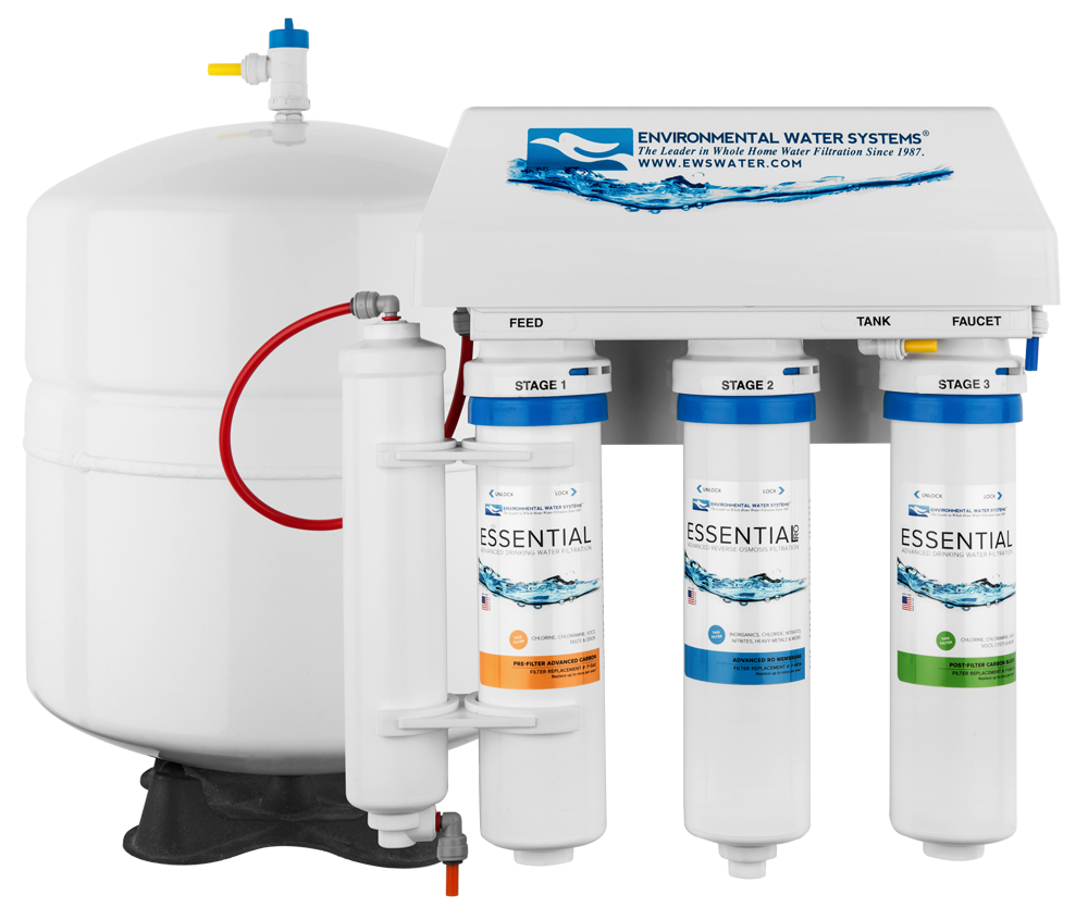 ESSENTIAL RO Four-Stage Reverse Osmosis System with Ultraviolet Protection (Model #: RO4-UV)