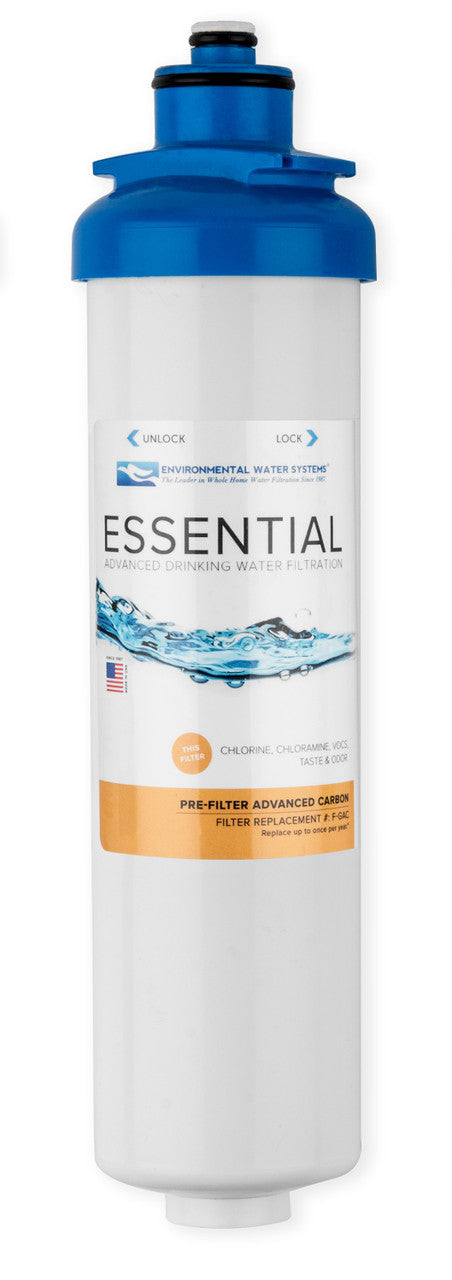 Essential Ras Filter Replacement Filter - Carbon Filter for Essential DWS & RO Systems ...