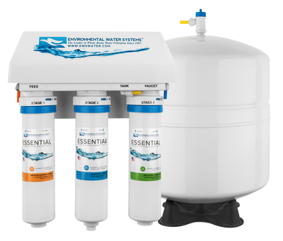 ESSENTIAL RO Three-Stage Reverse Osmosis System with Ultraviolet Protection (Model #: RO3-UV)