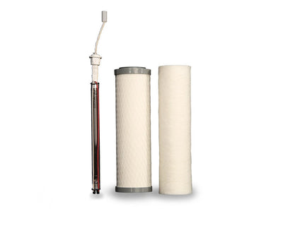 Complete Filter Set: UU250 4-Pin UV (Red Stripe Cord) | Two-Stage Under Counter